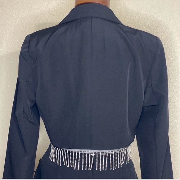 House of Harlow 1960 Black Skirt Set with Silver Accents - Picture 7 of 14